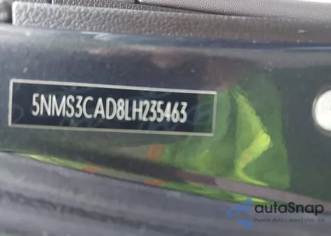 2020 Hyundai Santa Fe Sel from USA, damaged, VIN 5NMS3CAD8LH235463